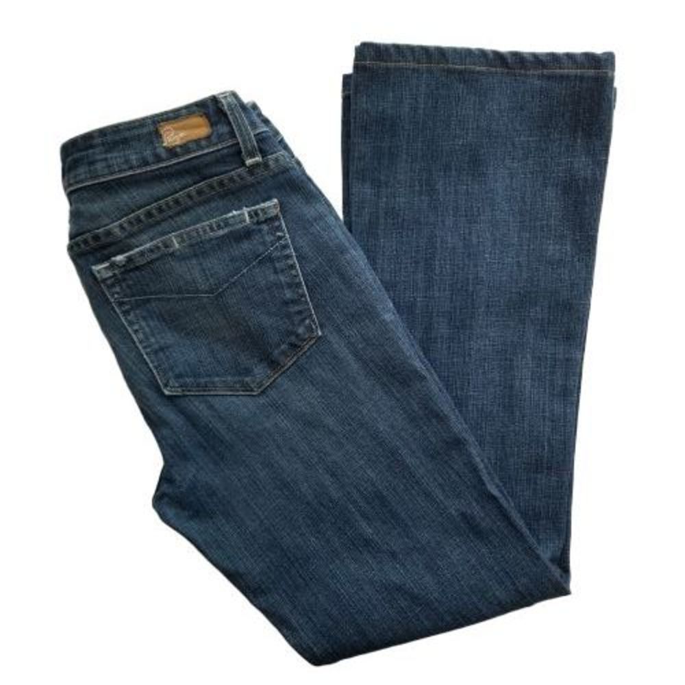 Paige Denim Med. Wash Blue Jeans Size 30 Stretch
